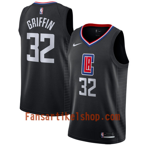NBA Los Angeles Clippers Trikot Blake Griffin 32 Nike 2017-18 Schwarz Swingman - Herren